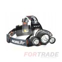 HEAD LAMP FOR THE HEAD 5XLED CREE HEAD LAMP POWERFUL, ADJUSTABLE WITH CHARGERS