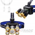 HEAD LAMP FOR THE HEAD HEAD LAMP 5 X LED ZOOM CREE POWERFUL 4 MODES ALUMINUM