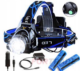 HEAD LAMP FOR THE HEAD LED HEAD LAMP ZOOM POWERFUL ADJUSTABLE WITH CHARGERS