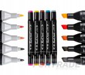 DOUBLE-SIDED MARKERS TOUCH MARKERS MEGA SET BAG 48PCS WATERPROOF MARKERS