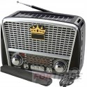 TRAGBARES KÜCHENRADIO FÜR SOLARPANEELE RETRO BLUETOOTH BATTERIE USB