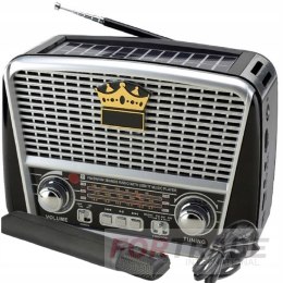 RADIO PRZENOŚNE KUCHENNE NA PANELE SOLARNE RETRO AKUMULATOR BLUETOOTH USB