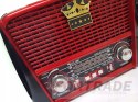 TRAGBARES KÜCHENRADIO FÜR SOLARPANEELE RETRO BLUETOOTH BATTERIE USB