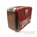 TRAGBARES KÜCHENRADIO FÜR SOLARPANEELE RETRO BLUETOOTH BATTERIE USB