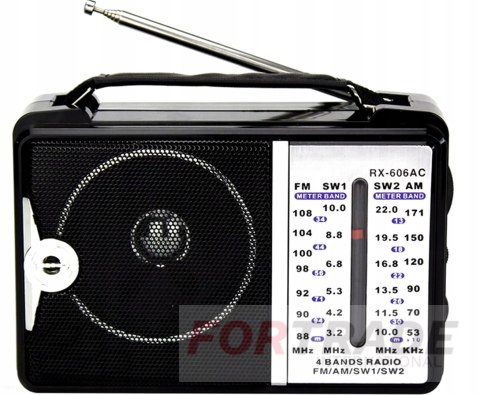 PORTABLE TOURIST RADIO FOR BATTERY AND POWER WITH A BRACKET, NETWORKED RADIO