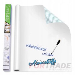 SELF-ADHESIVE DRY ERASE BOARD WHITE WALL FOIL FOR DRAWING