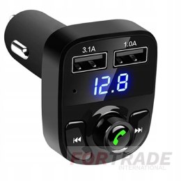 CAR TRANSMITTER FM MP3 USB BLUETOOTH CHARGER HANDSPHONE KIT