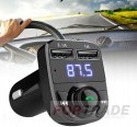 CAR TRANSMITTER FM MP3 USB BLUETOOTH CHARGER HANDSPHONE KIT