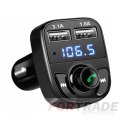 CAR TRANSMITTER FM MP3 USB BLUETOOTH CHARGER HANDSPHONE KIT