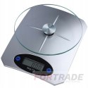 ELECTRONIC KITCHEN SCALE, PRECISE, LCD DISPLAY, UP TO 5KG, GLASS SCALE