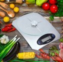 ELECTRONIC KITCHEN SCALE, PRECISE, LCD DISPLAY, UP TO 5KG, GLASS SCALE