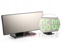 ELECTRONIC CLOCK, DIGITAL ALARM CLOCK WITH DISPLAY, THERMOMETER AND ALARM CLOCK