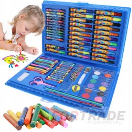 ARTISTIC PAINTING SET CENCILS PENS TRIPS PAINTS 86 ELEMENTS