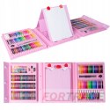 PAINTING SET FOR CHILDREN, PENS, CRAYONS, PAINTS, LARGE 208 PIECES. IN A SUITCASE