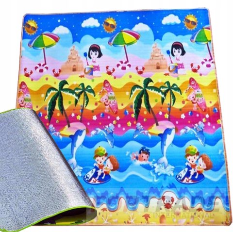 LARGE THERMAL DOUBLE-SIDED EDUCATIONAL FOAM MAT CHINA 180 X 150 FORTRADE