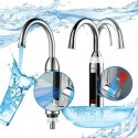 Lcd water heater tap chrome