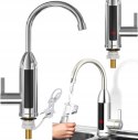 Lcd water heater tap chrome