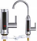 Lcd water heater tap chrome