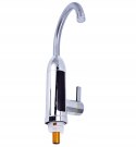 Lcd water heater tap chrome