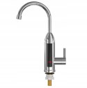 Lcd water heater tap chrome