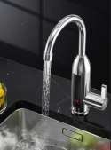 Lcd water heater tap chrome