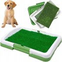 Litterside learning mat with artificial grass for cat dogs puppies 47x34x6