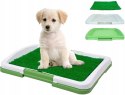 Litterside learning mat with artificial grass for cat dogs puppies 47x34x6