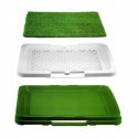 Litterside learning mat with artificial grass for cat dogs puppies 47x34x6