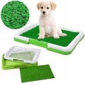 Litterside learning mat with artificial grass for cat dogs puppies 47x34x6