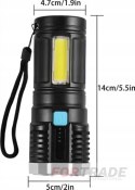 LED FLASHLIGHT POWERFUL MILITARY TACTICAL LAMP BATTERY SEARCH 4 MODES