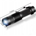 MILITARY FIELD TACTICAL FLASHLIGHT 3 PCS LED SET + CASE, ZOOM MODE