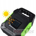 SOLAR-CHARGED TOURING FLASHLIGHT WITH BATTERY, FAST USB CHARGER