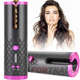 HAIR CURLING IRON AUTOMATIC INVERTER LCD WIRED CERAMIC LCD