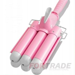 HAIR CURLING IRON INVERTER CERAMIC CRIMPER WITH TEMPERATURE ADJUSTMENT