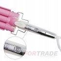 HAIR CURLING IRON INVERTER CERAMIC CRIMPER WITH TEMPERATURE ADJUSTMENT