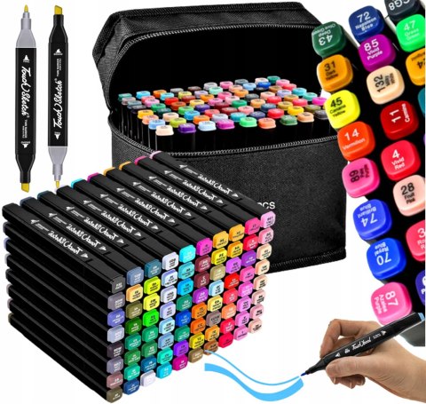 DOUBLE-SIDED MARKERS ALCOHOL PENS HIGHLIGHTER ALCOHOL PROMARKERS CASE