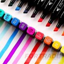 DOPPELSEITIGE MARKER-ALKOHOL-STIFTE HIGHLIGHTER ALKOHOL-PROMARKERS-ETUI