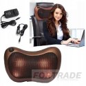 MASSAGE PILLOW SHIATSU MASSAGE BACK NECK BODY MASSAGER 2 HEADS + 4 BALLS