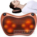 MASSAGEKISSEN SHIATSU MASSAGE RÜCKEN NACKEN KÖRPERMASSAGER 2 KÖPFE + 4 BÄLLE