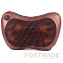 MASSAGE PILLOW SHIATSU MASSAGE BACK NECK BODY MASSAGER 2 HEADS + 4 BALLS