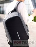 DIEBSTAHLSICHERER JUGEND-URBAN-RUCKSACK FÜR DIE SCHULE, WASSERDICHTER USB-ANSCHLUSS