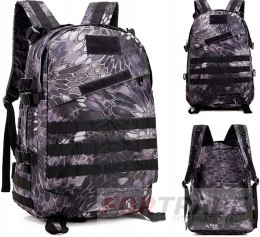 TACTICAL BACKPACK MILITARY TOURIST MILITARY SURVIVAL CAMO 48X38X18CM