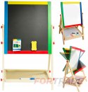 STEHENDE MAGNETISCHE DOPPELSEITIGE KREIDETAFEL FÜR KINDER 2IN1+ KOSTENLOS