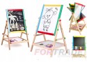 Large standing magnetic chalk board