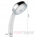 Led illuminated shower head