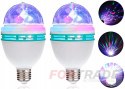 ROTATING BULB DISCO BALL LED RGB POWER E27 PARTY LASER PROJECTOR