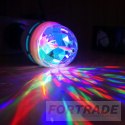 ROTATING BULB DISCO BALL LED RGB POWER E27 PARTY LASER PROJECTOR