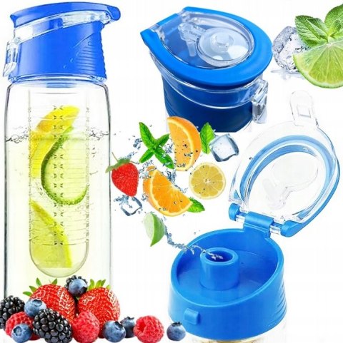 LARGE SHAKER BOTTLE BOTTLE WITH INSERT FOR FRUIT WATER ICE