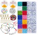 BEADS FOR MAKING BRACELETS, NECKLACES, JEWELRY LETTERS, LARGE SET