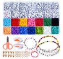 BEADS FOR MAKING BRACELETS, NECKLACES, JEWELRY LETTERS, LARGE SET